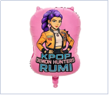 Venta al por Mayor de los Nuevos Globos de KPOP Demon Hunters, Mira Bruja Rosa, Zoey Bruja Morada, Rumie, Regalos de Cumpleaños para Niños - Product Image 4