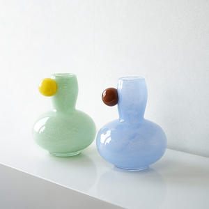 Vase <span class=keywords><strong>de</strong></span> table moderne en verre transparent effet champignon, finition craquelée, écologique, pour décoration intérieure, mariages et pot <span class=keywords><strong>de</strong></span> fleurs hydroponique - Product Image 4