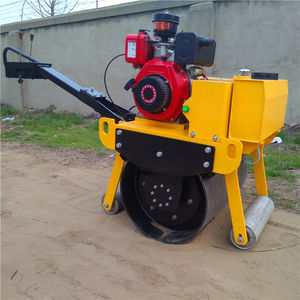 300kg 3 Tonnen Diesel Euro 5 EPA CE Motor Mini Walk Behind Compactor Straßen walzen fahrt auf Walzen verdichter - Product Image 6