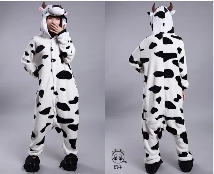 Bán Buôn Kigurumi Phụ Nữ Động Vật Onesie Halloween Phim Hoạt Hình Trang Phục Giáng Sinh Đồ Ngủ Flannel Gia Đình Giáng Sinh Pijama