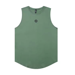 Débardeur de sport personnalisé avec logo, en polyester à séchage rapide, pour l'entraînement, la course, le sport en extérieur, la musculation et la gym - Product Image 1