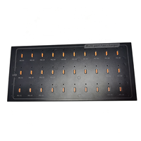 Station de charge USB C 600W 30 ports 45W PD, chargeur rapide USB C PD, charge intelligente pour ordinateurs portables, tablettes et téléphones, hôtels, magasins