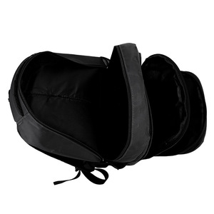 Minimalist <b>Backpack</b> 15 Inches Lightweight Multi <b>Compartment</b> Business Travel Student Schoolbag Unisex Black - Product Image 3