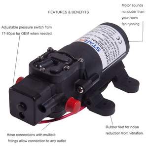 <span class=keywords><strong>Pompe</strong></span> à eau automatique mini STARFLO 12 volts à amorçage automatique pour camping-car, <span class=keywords><strong>bateau</strong></span>, marine, camping-car, cuisine, salle de bain - Product Image 4