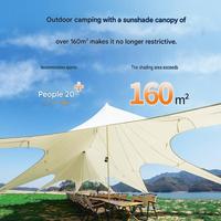 Toldo de camping Cloud Top Three Peaks Butterfly Canopy, grande, de doble pico, impermeable, con protección solar UPF50+, para acampar al aire libre.