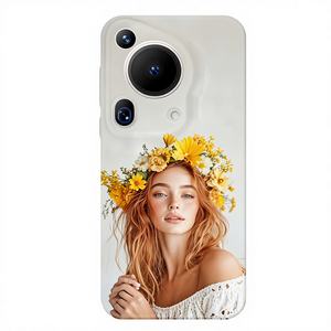 Coques de téléphone personnalisées vierges en PC rigide entièrement enveloppées en 3D, sublimation, antichoc, résistantes à la saleté pour P60 ART P50 P40 Pro Pura 70 - Product Image 1