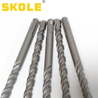 Forets pour marteau perforateur électrique 110-2000 mm, 5-50 mm, carbure de tungstène, alliage d'acier, SDS Plus, maçonnerie, roche, pierre, foret central