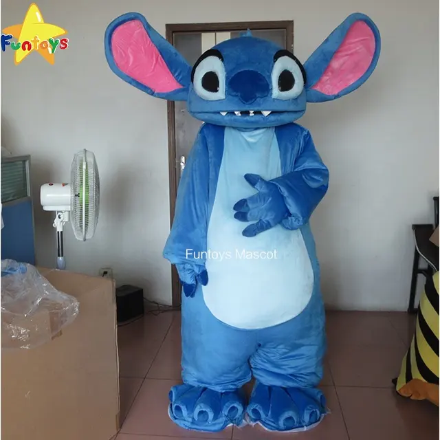 Funtoys CE-disfraz de Mascota de punto azul, Cosplay de dibujos animados de Lilo & Stitch, traje de fantasía para adulto