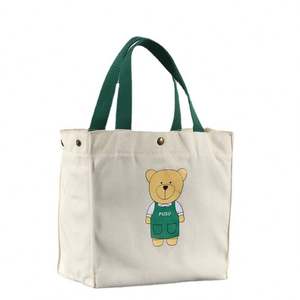 Wholesale Customizable <b>Small</b> Size Cartoon <b>Canvas</b> <b>Bag</b> Supplier - Product Image 2