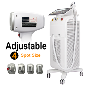 Máquina de Depilación Láser de Diodo 4 en 1, 808nm, 755nm, 1064nm, 3 Longitudes de Onda, Metálica, para Uso Comercial en Spa y Belleza - Product Image 1