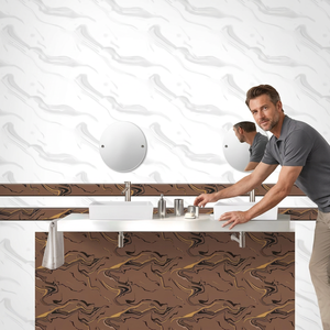 Coloré Luxueux Bleu Couleur 300x450mm Art Décoration Murale Porcelaine 30x45cm Céramique Numérique Glamming Collection Carreaux Muraux - Product Image 6