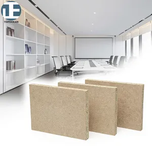 1220*2440 15/18/25mm HMR Melamine Chipboard Core Press Office Table Furniture Wood Particle Board