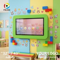 Pantalla Interactiva de Aprendizaje para Niños, Montada en la Pared, con Pantalla Táctil Múltiple Android Windows, OEM ODM