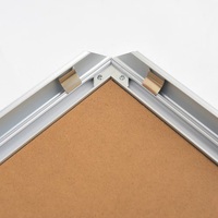 Grosir ramah lingkungan mudah terbuka disikat aluminium persegi panjang A1/A2/A3 Snap depan beban gantung tampilan Poster frame Dekorasi Rumah