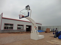 Cerceau de basket-ball électro hydraulique réglable en hauteur