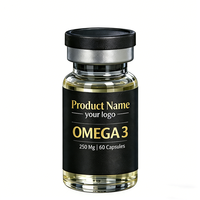 Étiquettes adhésives personnalisées en vinyle pour flacons de peptides, résistantes à l'eau et à la chaleur, forte adhérence, 3ml, 5ml, 10ml