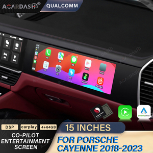 Pour Porsche <span class=keywords><strong>Cayenne</strong></span> <span class=keywords><strong>955</strong></span> 957 GTS ACARDASH Nouvel écran de copilote amélioré Android 2018-2024 Autoradio GPS Lecteur multimédia - Product Image 2
