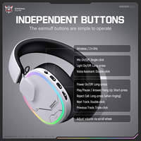 Casque de jeu sans fil en gros ONIKUMA GT836 Léger Haute fidélité Longue durée de vie de la batterie Casque de jeu avec micro