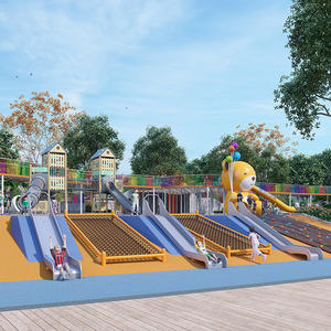 Fabricante de Equipos de Juegos Infantiles de Acero Inoxidable de la Marca COWBOY, Diseño Espacial y Tecnológico, para Exteriores y Jardines de Infancia - Product Image 3