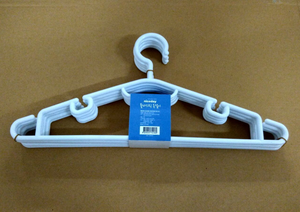 Nuovo Design caldo bel colore materiale ambientale Non antiscivolo vestiti a buon mercato appendiabiti in plastica con <span class=keywords><strong>testa</strong></span> rotante - Product Image 5