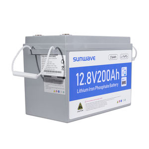 सनवेव सौर पैनल सिस्टम 200ah 300h घरेलू सौर ऊर्जा भंडारण बैटरी 12 वी 24 वी जीवन बैटरी पैक - Product Image 3