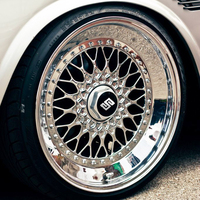 Nouvelles jantes en alliage forgé de qualité supérieure, 2 pièces, 18-24 pouces, 5x112 5x114.3, chrome, jantes à rebord profond pour Audi A4 A6 Mercedes C E