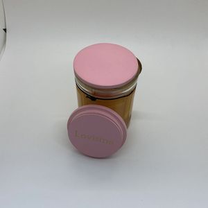 Tapas de madera para tarros de vela de vidrio, pintadas, de MDF, de alta calidad, nuevas, económicas, al por mayor, para trabajos en madera y pintura, que evitan derrames - Product Image 1