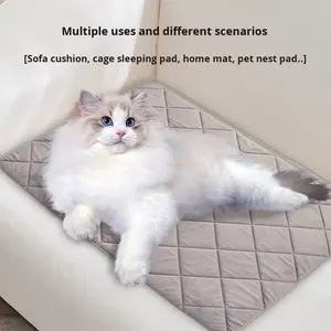 Großhandel Selbstheizende Haustiermatte & Decke für Hunde & Katzen Rutschfest Feuchtigkeitsbeständig Ganzjährig Maschinenwaschbar Weicher Stofftyp - Product Image 4