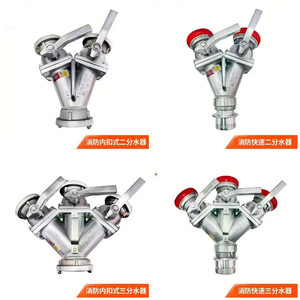 Distribuidor de Agua Bidireccional para Bomberos, 2.5 y 2 Pulgadas, Acero Inoxidable, Duradero, para Conexión de Mangueras de Camiones de Bomberos - Product Image 3