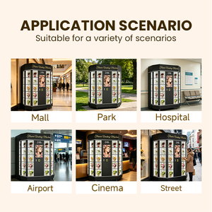 YISO 24 Unmanned Flower Vending Machine 24h Unmanned Self Service Commercial Outdoor Bouquet Vending Kiosk With Multiple Payment - Product Image 5
