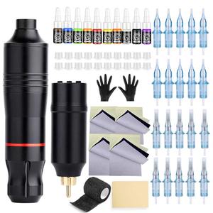 Kit complet professionnel de maquillage permanent pour tatouage avec alimentation, cartouches et aiguilles – Idéal pour les studios de PMU et d'art corporel - Product Image 1