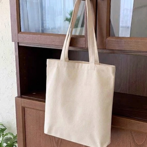 Sac fourre-tout en toile avec logo personnalisé, coton naturel, sac de shopping réutilisable, sac à bandoulière, sac d'épicerie écologique - Product Image 1