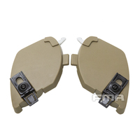 Couvre-oreilles tactiques FMA EX pour casque, offrant une protection évolutive BK DE FG TB1430