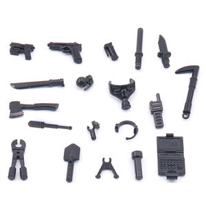 อุปกรณ์เสริมพลาสติกขนาดเล็กสำหรับปืนของเล่น ปืนพก อุปกรณ์ทหาร ของเล่นพลาสติกขนาดเล็กสำหรับทหารจิ๋ว - Product Image 3
