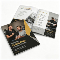 Service d'impression de brochures et de magazines couleur personnalisés, catalogue de produits à couverture souple, livret à couverture rigide