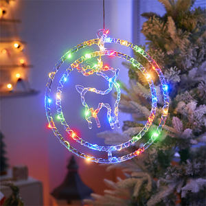 Guirlande lumineuse décorative pour décoration intérieure <span class=keywords><strong>de</strong></span> vacances <span class=keywords><strong>Led</strong></span> Star Rotation Garden Street Fairy Lights New Year - Product Image 6