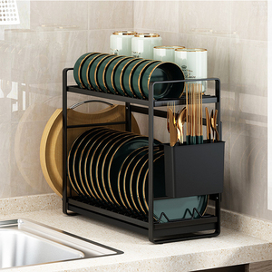 Venta caliente OEM ODM Diseño Estante de cocina Estante de acero para platos Fregadero Escurridor - Product Image 2