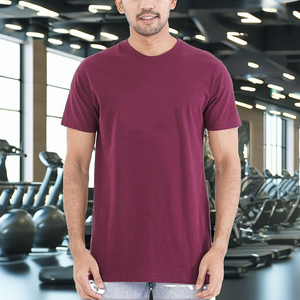 T-shirts en toile 100 % coton haute performance, coupe ajustée, pour adultes et garçons, 180 grammes, vierges, prix compétitif, conception OEM ODM, impression - Product Image 2