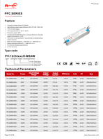 Alimentation LED à Tension Constante 150W PFC pour Boîtier Lumineux/Signalétique 100-240V/170-264V AC-DC 12V 24V IP67 Étanche pour Bande LED