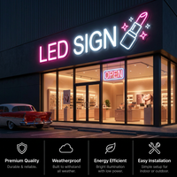 Enseigne lumineuse frontale haute luminosité, enseigne de logo personnalisée, enseigne de magasin LED, lettres en relief 3D éclairées par LED pour instituts de beauté