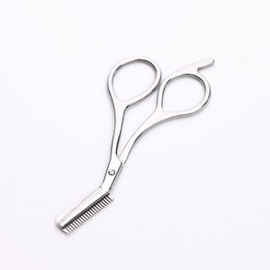 Tijeras para recortar cejas con peine, set para recortar cejas para mujer, seguro para principiantes y previene arañazos. - Product Image 2