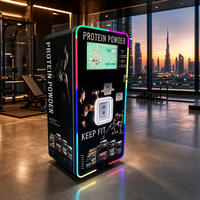 Distributeur automatique de protéines en poudre avec écran tactile intelligent de 21,5 pouces, distributeur automatique de boissons pour salle de sport