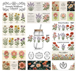 Vinilos Adhesivos Personalizados UV al por Mayor para Vasos de Plástico y Metal de 16oz y 20oz con Acabado Suave para Halloween, Diseños de Hierba - Product Image 3