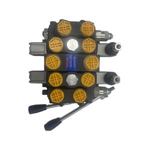 Distributeur de chargeurs hydrauliques Huamao, vanne de commande à 1-7 sections actionnée par joystick - Product Image 6