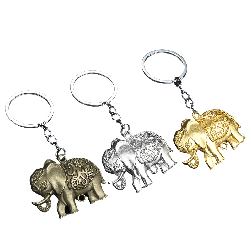 PRETYZOOM Portachiavi Forma di Elefante di Peluche Ciondolo da Appendere alla Borsa Portachiavi per Auto Caffè Scuro Ornamento da Appendere per Bambole