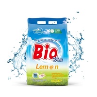 Vente en gros de matières premières détergentes en vrac à haute mousse 10KG 50KG lessive en poudre lavande citron jasmin jetable pour vêtements
