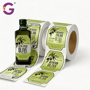 Etiquetas Adhesivas Personalizadas con Logotipo, Resistentes al Aceite y al Agua, para Decoración de Botellas de Aceite, Etiquetas Adhesivas para Embalaje - Product Image 3