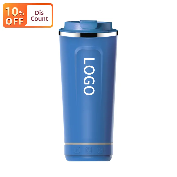 الترويجية Oem كأس مع رئيس زجاجة ماء برودة المتكلم مصغرة للماء اللاسلكية الصوت مكبر صوت بالبلوتوث كأس