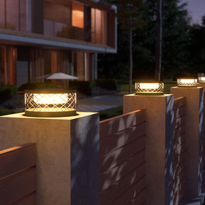 Lampe solaire LED <span class=keywords><strong>de</strong></span> sécurité étanche IP65 en acier inoxydable pour poteau <span class=keywords><strong>de</strong></span> portail, lampes à pilier LED en plastique pour <span class=keywords><strong>jardin</strong></span> extérieur - Product Image 6