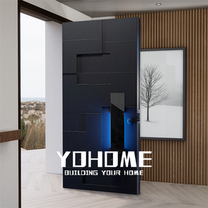 Porte in Metallo Europee, Porte Moderne Larghe, Porte Blindate, Porte d'Ingresso per Appartamenti, Porte Metalliche in Alluminio - Product Image 3